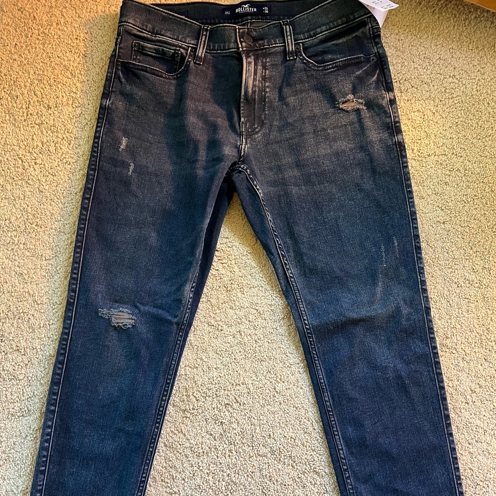 NWT Hollister Skinny Advanced Stretch Blue Jean, W32x L30, Woman’s.